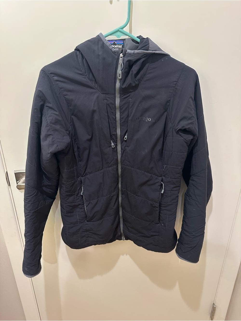 Patagonia Men's Dark Navy Hooded Performance Jacket